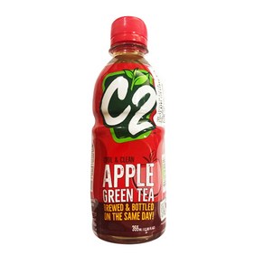 C2 Apple Geen Tea 애플 그린티, 1개, 355ml, 1개