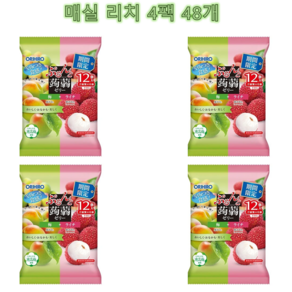 역시즌 오리히로 곤약젤리 매실 리치, 48개, 20g