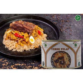 Halal Canned Uzbek Taditional Beef Pilaf (Osh) 할랄 통조림 우즈베크 전통 소고기 필라프(오쉬), 1개, 400g