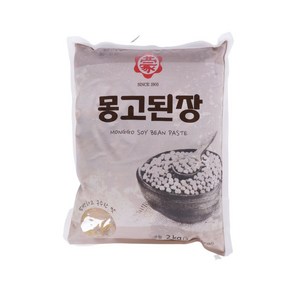 몽고 시골 전통 옛날 콩 업소용 고깃집 맛있는 재래 식 된장 된장 2kg, 1