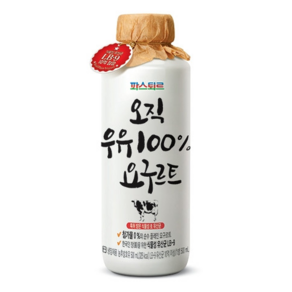 파스퇴르 오직 우유100% 요구르트, 5개, 500ml