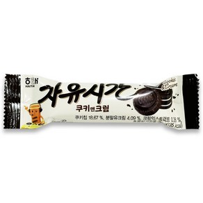 해태제과 자유시간쿠키앤크림30g x 1개 초코바 간식, 30g