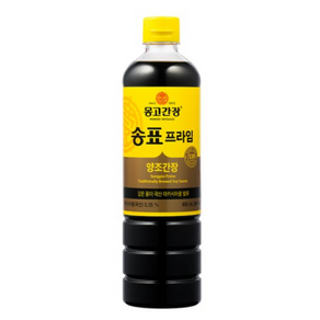 몽고 송표 프라임(골드) 양조간장, 900ml, 1개