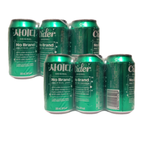 NOBRAND CIDER 노브랜드 사이다, 355미리 X 12개, 355ml, 12개