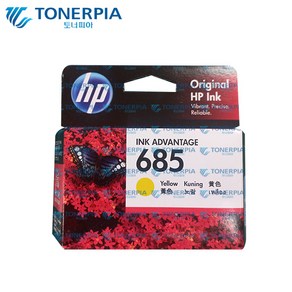 HP 정품잉크 NO.685 HP5525 HP3525 HP4615 HP4625, 04_노랑(YELLOW), 1개