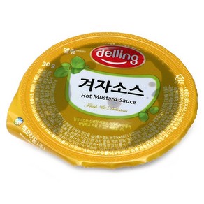 푸드올마켓_ 델링 일회용 겨자소스 한박스(30g x 100ea)