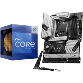 INLAND 인텔 CPU용 메인보드 메인 보드 INTARIND CPU 마더보드 콤보 코어 i9 12900K 12세대 16코어 LGA 1700 125W 게이밍 데스크톱 프로세서, Intel coe i9-12900K+MSI PRO Z