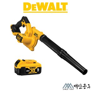 디월트 배터리패키지 18V(20V) 컴팩트 송풍기 DCE100N + DCB184 (20V 5.0Ah) 디월트공식대리점 정품, 1개