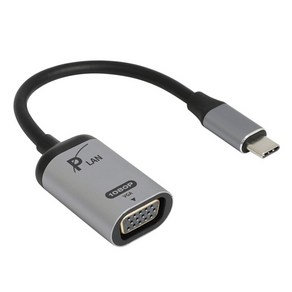 USB C타입 to VGA RGB모니터 60Hz 스마트폰 노트북 컨버터 미러링케이블 MHL젠더 OTT 휴대폰 TV연결, 1개