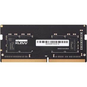 KLEVV DDR5 16GB 1x16GB 5600MHz CL46 ADIE 1.1V SODIMM 노트북 램메모리 SK하이닉스칩 KD5AGSA8056G460A, 32GB (1 x 32GB)_3200MHz  DDR4, 1개