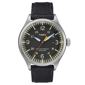 Timex Watebuy 블랙 다이얼 캔버스 스트랩 남성워치 TW2R38500블랙스트랩 데일리 손목시계 고급