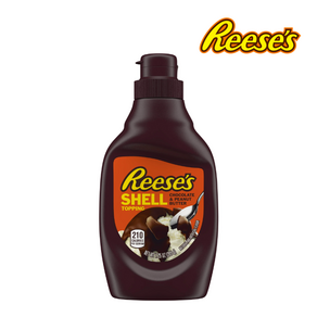 [Reese's] 리세스 피넛버터 초코쉘 소스 시럽 굳는 초코 시럽 소스 토핑 205g Reese's Chocolate Peanut Butte Shell, 1개