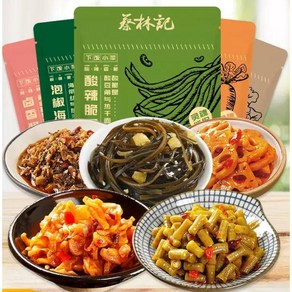 채림기 차이린찌 쏸더우자오 새콤두각 반찬무침 중국식품, 쏸떠우죠오, 20개, 30g