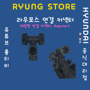 라우포스 연결 커넥터 (4방향 연결커넥터 Regula), 1개