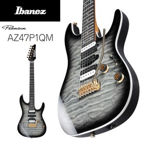 일렉기타 Ibanez AZ47P1QM-BIB(Black Ice Bust)-새, 단일 옵션, 1개