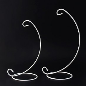 키득키득 철사 거치대 테라리움 화이트 [2종 택1], RB1656 화이트 - 소 1개, 1개