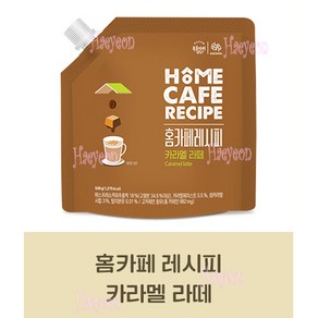 복음자리 홈카페 레시피 카라멜 라떼 베이스, 500g, 1개, 1개입