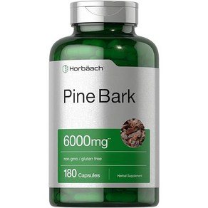 Horbaach Pine Bark Extract Contain 95% Proanthocyanidins 호바흐 파인 바크 추출물 프로안토시아니딘 6000mg 180캡슐