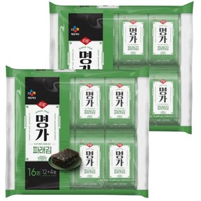 CJ 명가 파래김 64g(4g X 16개입) X 2개