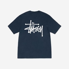 Stussy 스투시 베이직 티셔츠 네이비 2024