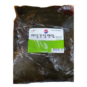 두우리 유림 매실간장 깻잎 반찬 4kg 식당 대용량