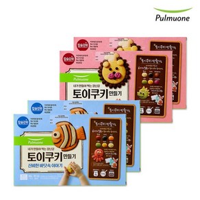 풀무원 토이쿠키 바다2+숲속2박스, 300g