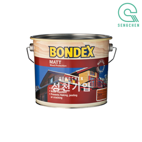 본덱스 오일스테인(MATT)(2.5L) (1Can), 무광, [기본]800백색(White), 1개