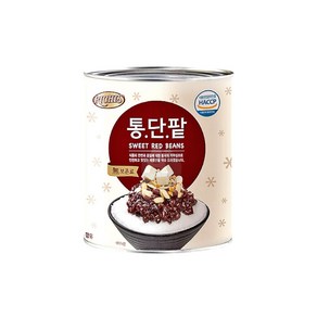 팥앙금 팥조림 3Kg 카페재료 빙수 통단팥 리치스 빙수토핑 빙수만들기 토핑재료 팥통조림