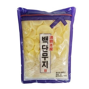 하나 백단무지 슬라이스 1kg, 1개