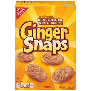 Ginger Snaps Cookies 16 Ounce 진저 스냅 쿠키 16온스