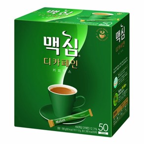 맥심 디카페인 커피믹스 50Tx1개+사은품, 12g, 50개입, 1개, 600g