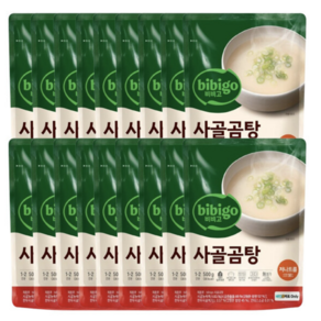 cj 비비고 저나트륨 사골곰탕 (1box) 500g 18개