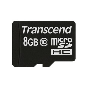 트랜센드 micoSDHC 8GB CLASS10 마이크로SD, 1개