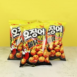 청우식품 오징어땅콩 불닭맛 3p, 270g, 1개