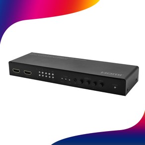 랜스타 LS-HD202DS HDMI 1:2 분배기 4K 60Hz UHD 다운스케일 HDCP 2.2 지원, 1개