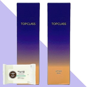 참존 탑클래스 리프팅 스킨 120ml 2개(+하늘선물 물티슈 10매), 2개