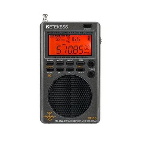 Retekess 휴대용 SSB 단파 라디오 FM MW SW LSB AIR CB VHF UHF 풀 밴드 NOAA 경고 디지털 리시버 TR110, 1) TR110