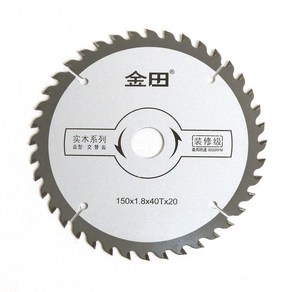 와이지알씨 목공용 원형톱날 6인치 150mm 40T 목재 목공용팁쏘