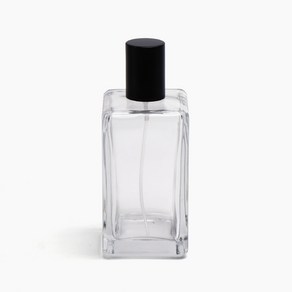 새로핸즈 클램프 타입 유리 향수공병 루나 투명 매트블랙 100ml, 1개