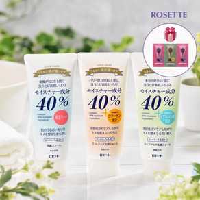 [사은품증정] ROSETTE 로제트 40% 일본폼클렌징 3종세트 대용량폼클렌징 일본세안제 일본수입판매, 콜라겐1+히알루론산1+모이스처1, 1세트