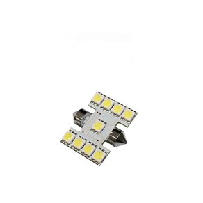 GT LED 실내등 전차종 전용 셋트 6000K 콘솔박스 전구, 06_31mm 6LED, 1개