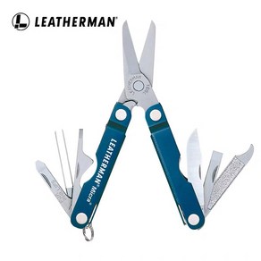 마이크라 LEATHERMAN 멀티툴 스테인리스 블루 멀티 캠핑 레더맨 스켈레툴 회색, 푸른 색, 1개