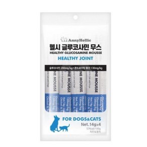 애니홀릭 헬시 글루코사민 무스 건강보조제 14g x 4p, 20개