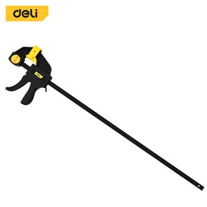 델리 퀵그립 목공 클램프 목재 고정, 1개, 4.퀵그립24_600mm(EDL110124)