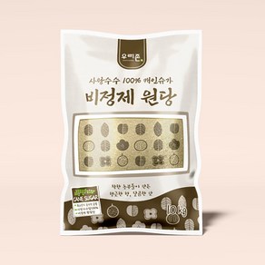 우리존 비정제 원당 10kg (비포) / 비정제설탕, 1개