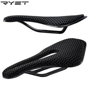 호비 RYET 3D 자전거안장 초경랑 알로이 탄소섬유 풀카본 MTB 로드, 1개, RYET 3D 크로몰리 안장