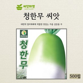 다농 청한무 씨앗 500립, 1개