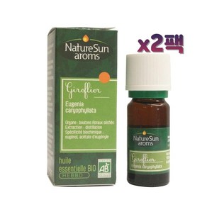 Natuesun Aoms 정향나무 오일 10 ml x2병 Gioflie, 2개, 10ml