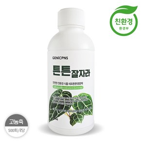 제닉피앤에스 안전한 친환경 홈가드닝 고농축 프리미엄 식물영양제 튼튼잘자라, 1개, 500ml