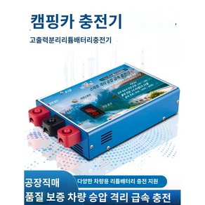 주행충전기 리튬인산철배터리화사에서 만든 인산철배터리전용 충전기 12V 24V